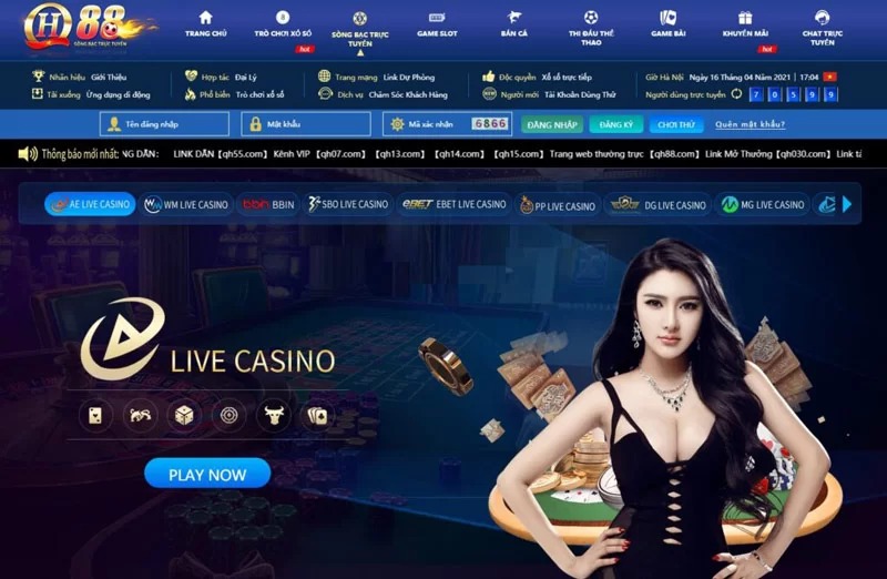 Sòng bài trực tuyến mang đến đa dạng trò chơi casino cuốn hút